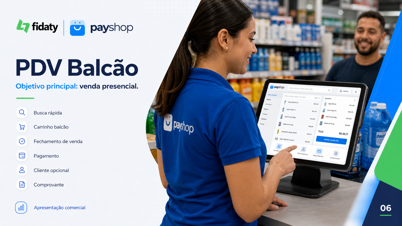 Mockup PDV Balcão