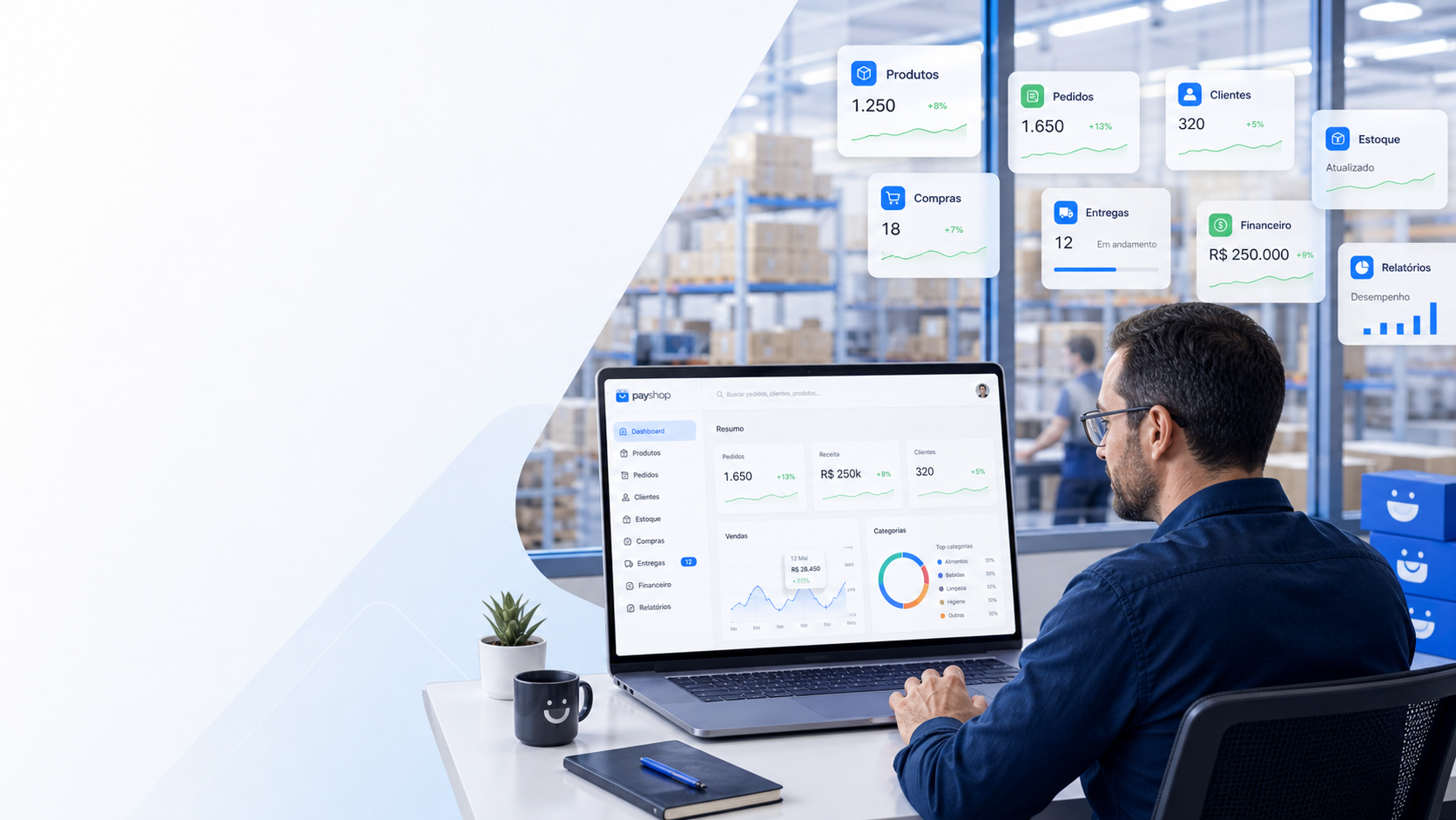 Retaguarda administrativa Payshop